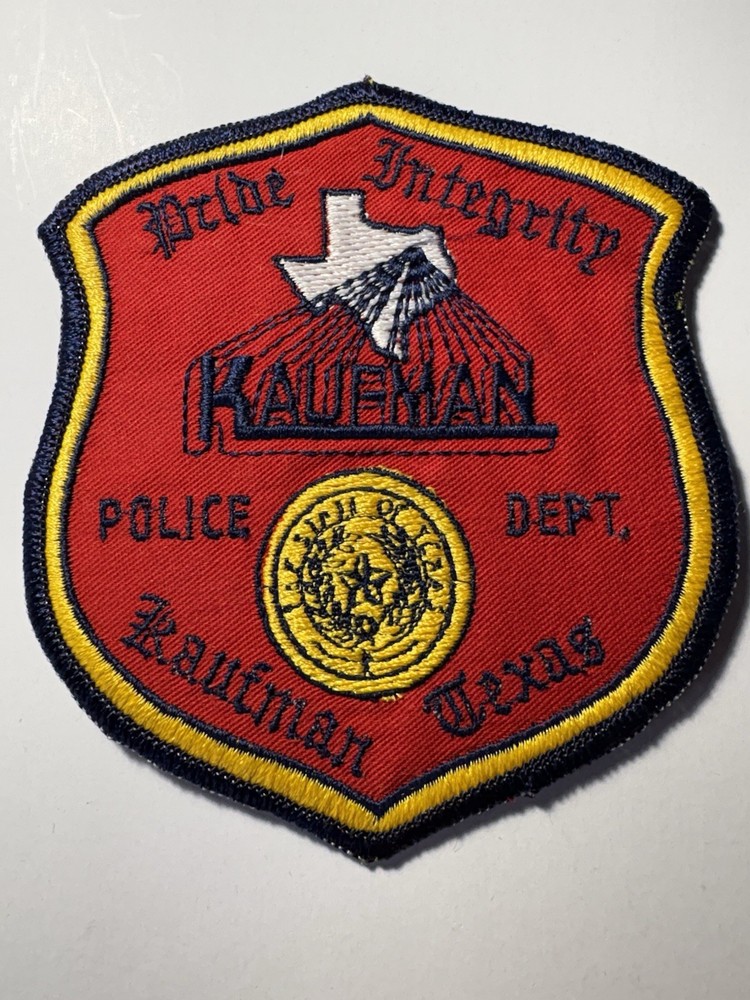 Kaufman Texas Police Patch