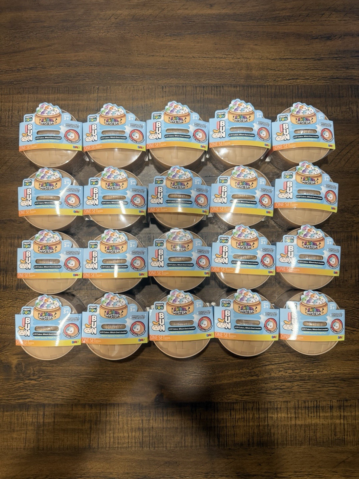 Squishy Bun Rainbow Mystery NEW UV  Dumpling Five Below New Sealed