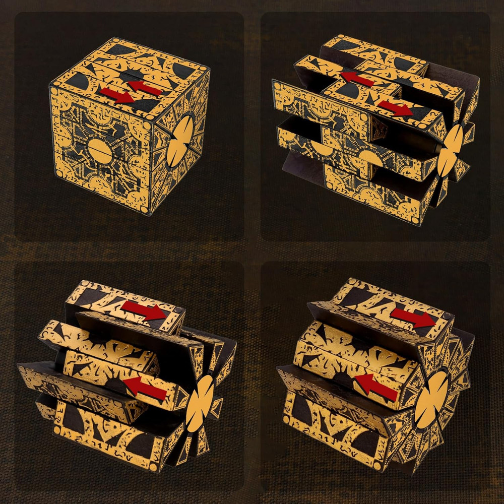 Hellraiser Puzzle Box - Accurate Lament Configuration with Functional Mechanical