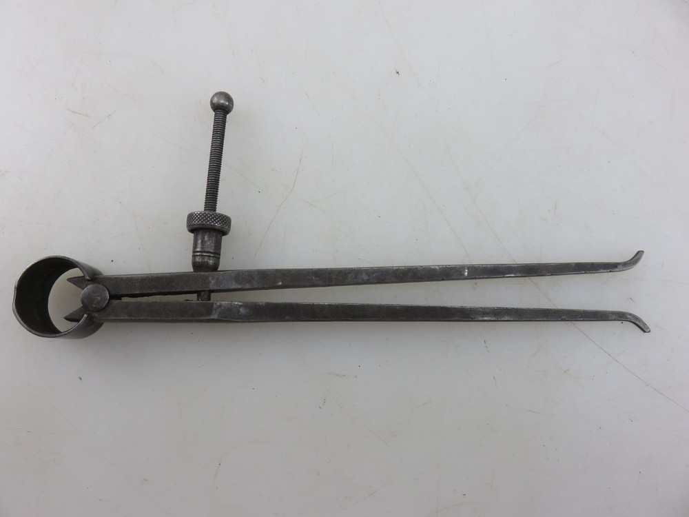 Starrett Spring Type Inside Caliper 6" Flat Legs Split Nut Vintage USA Made