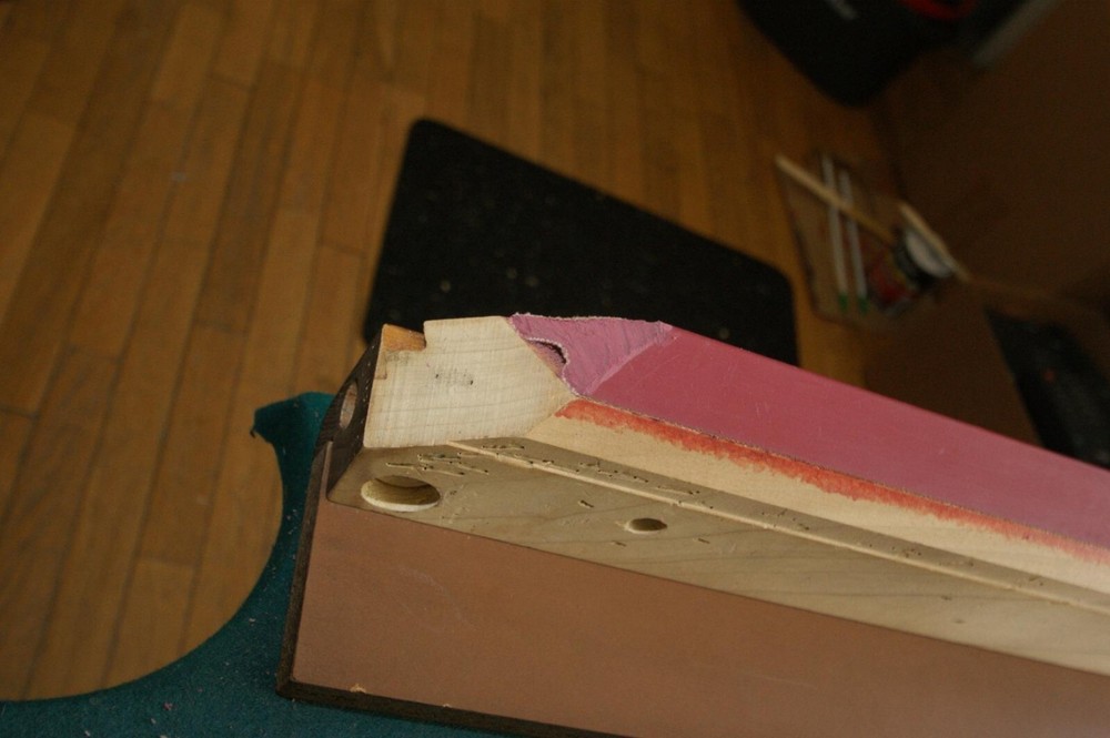 6pcs Rubber Bumper Billiard Pool Table Rail Cushions Replacement for 8ft Table