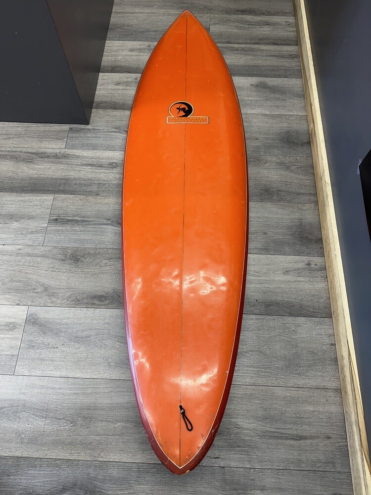 Shaun Tompson 6’ 8” Vintage Single Fin Surfboard