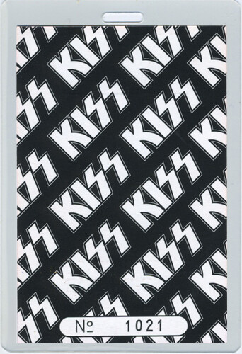 KISS 1998 PSYCHO CIRCUS TOUR LAMINATED BACKSTAGE PASS Numbered VIP