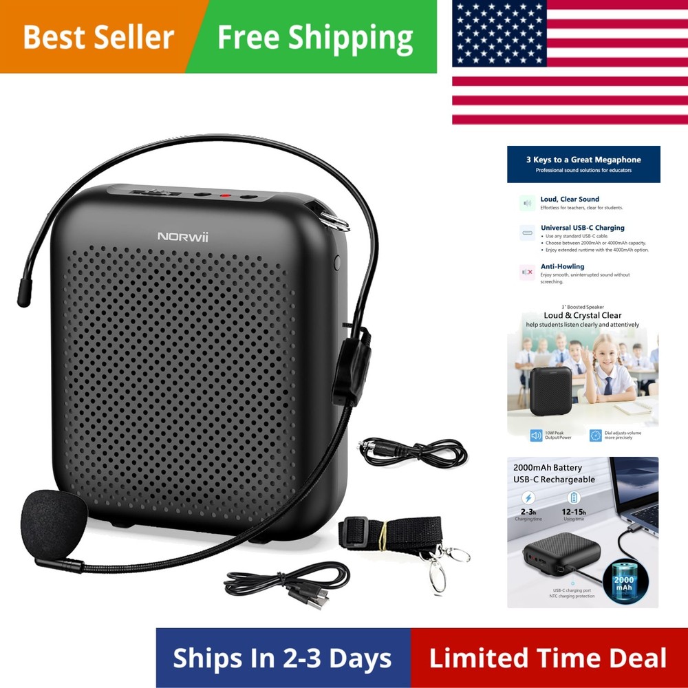 Bluetooth Voice Amplifier, Power Amplifiers, Portable Mini Wired Microphone H...