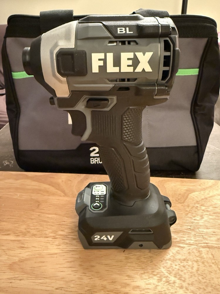 Flex FX1371A-Z 24V 1/4" Quick Eject Hex Impact Driver w/ Multi-Mode (Bare Tool)