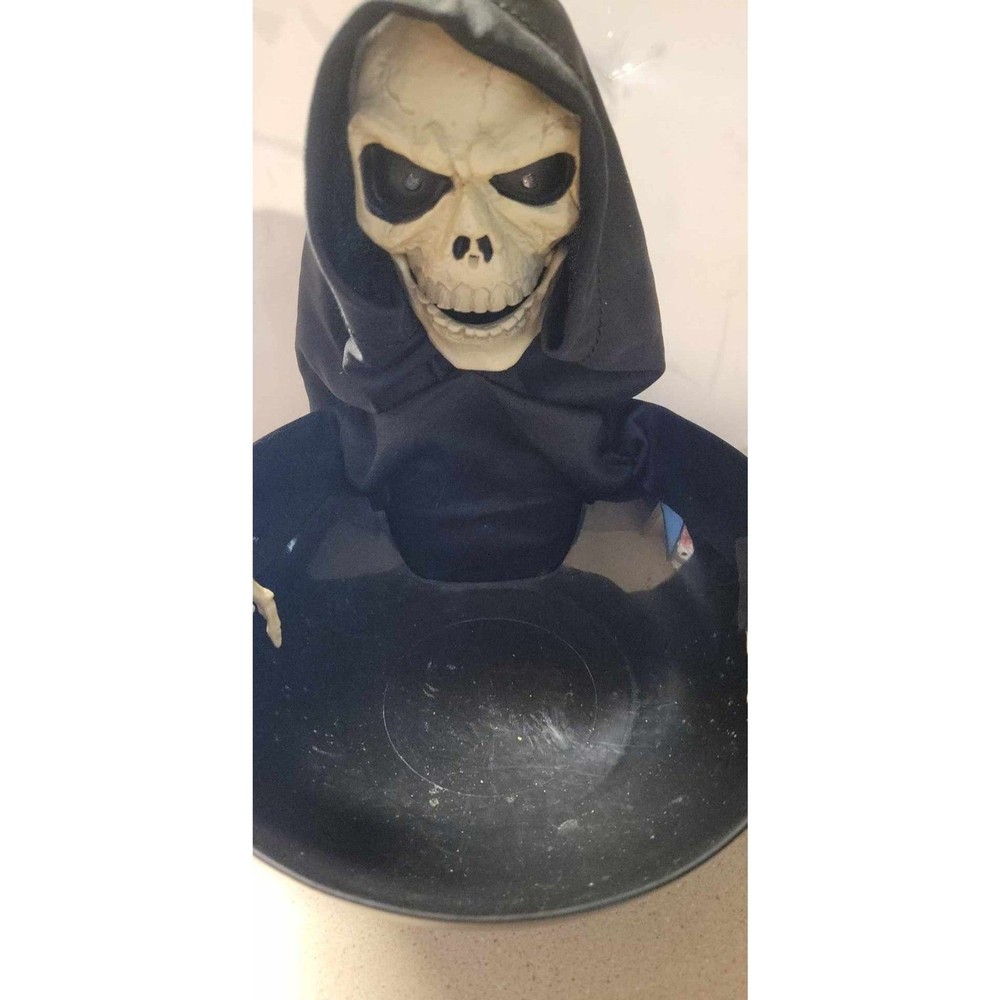 Magic Power Halloween Animated Skeleton Candy Bowl Eyes