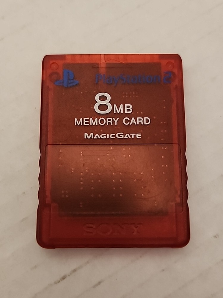Sony PlayStation 2 Memory Card PS2 Genuine Official MagicGate 8MB Untested