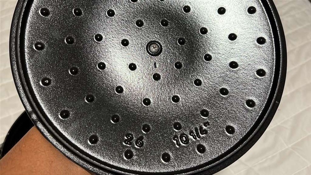 Staub Cast Iron, 5 qt, Round, dutch oven, 3-pc Stackable Set