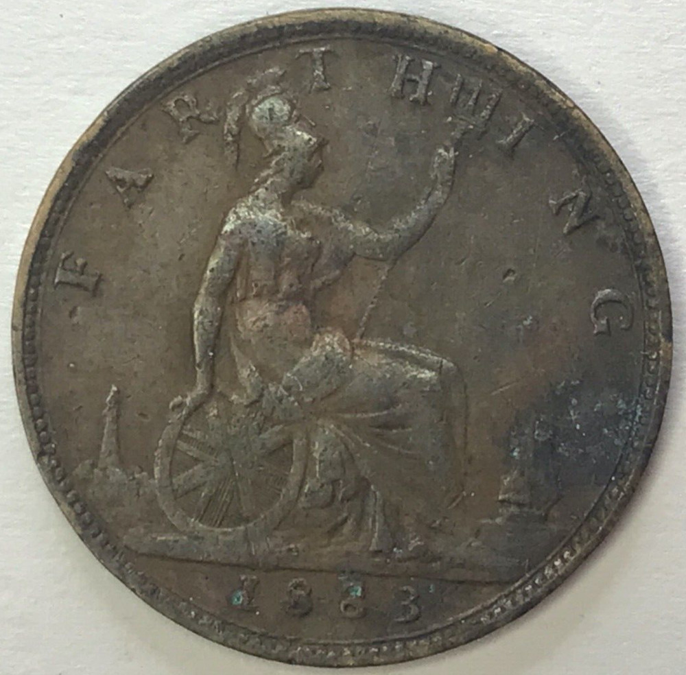United Kingdom 1883 one farthing