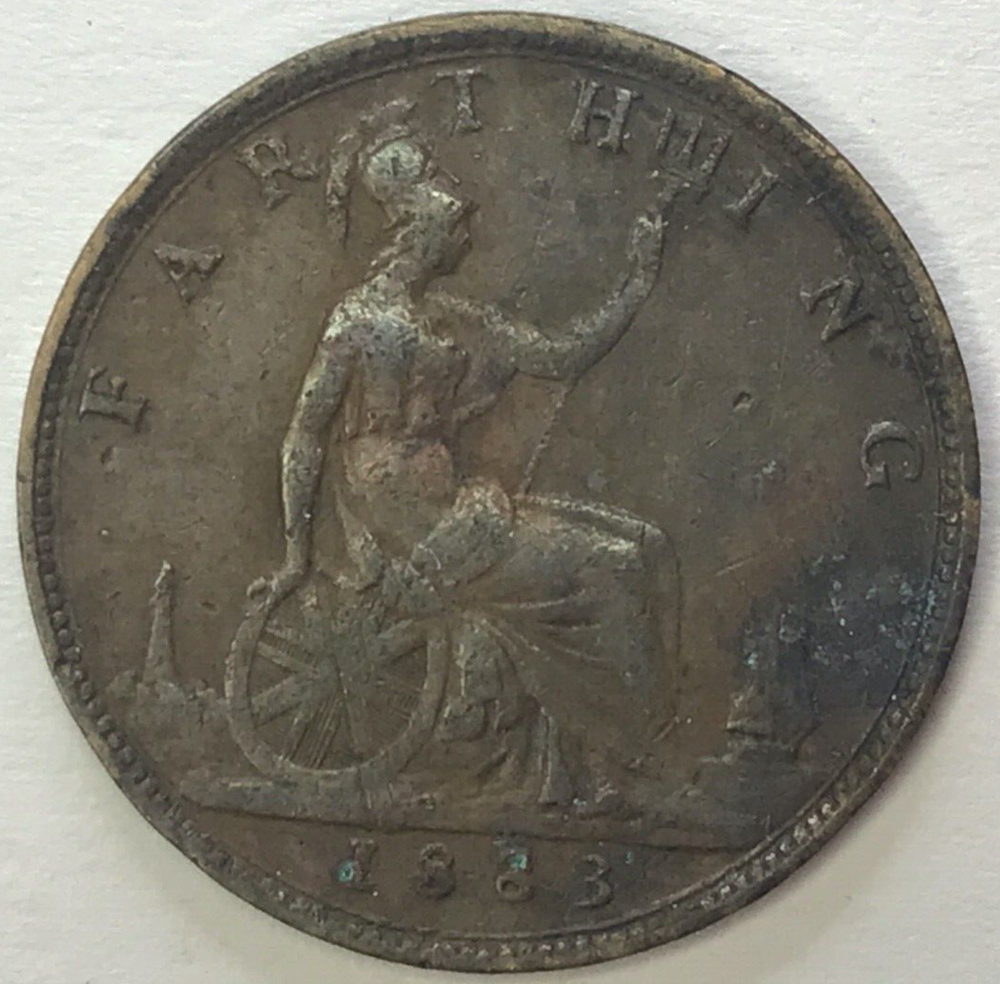 United Kingdom 1883 one farthing