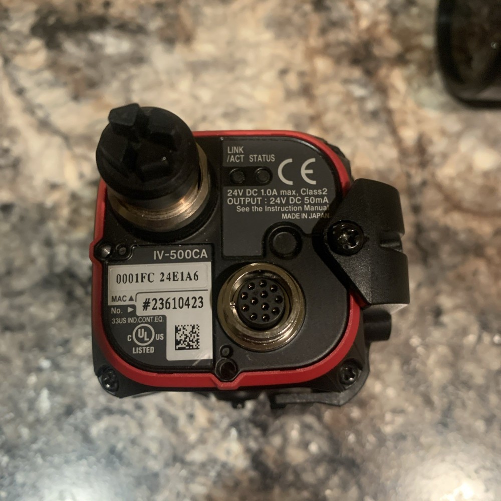 Keyence IV-500CA Machine Vision Sensor Camera 24VDC 1A Class 2