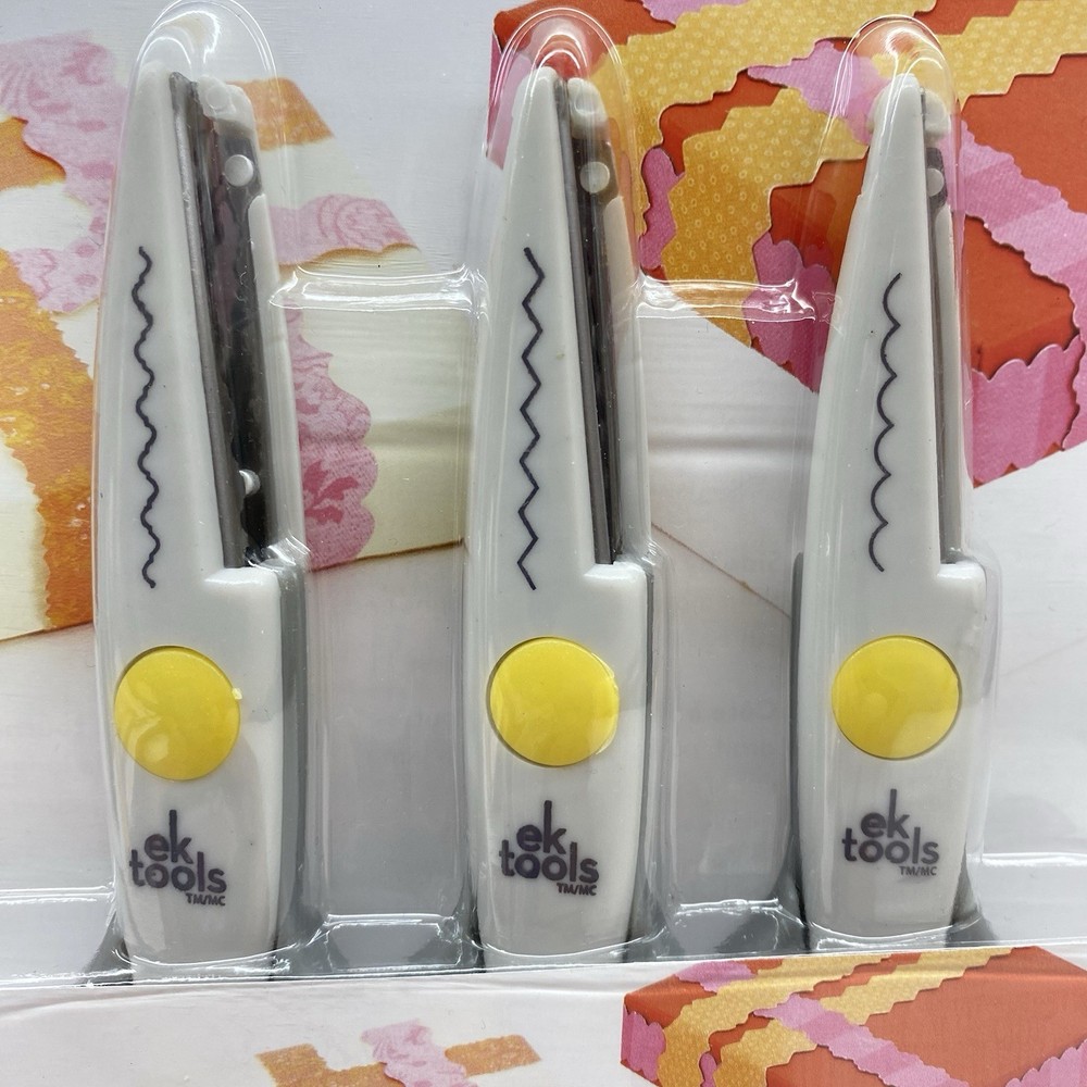 EK Tools Decorative Scissors 3 Pack Crafting Scissors School Supplies Office