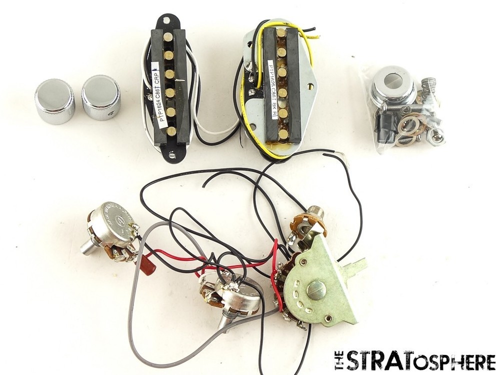 Fender Standard Tele Single-Coil PICKUPS POTS KNOBS & SWITCH, Telecaster.