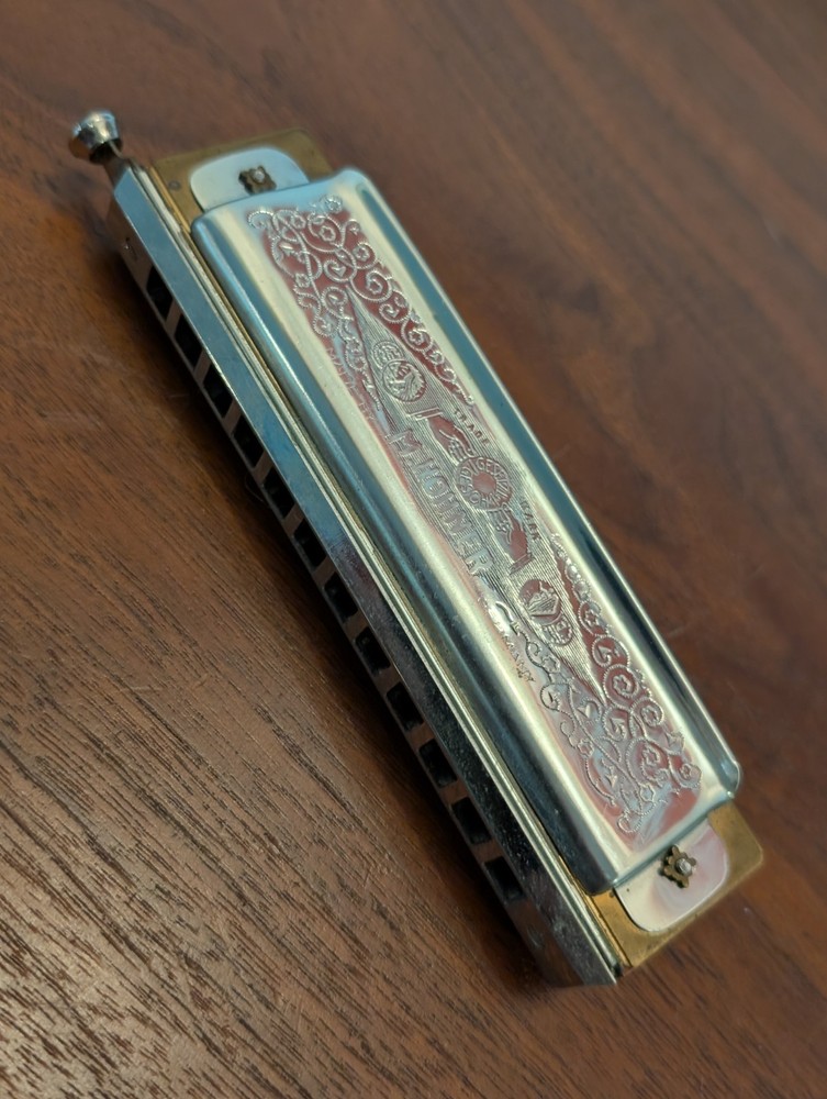 Hohner Super Chromonica Chromatic Harmonica 270 / Key C Germany Original Case