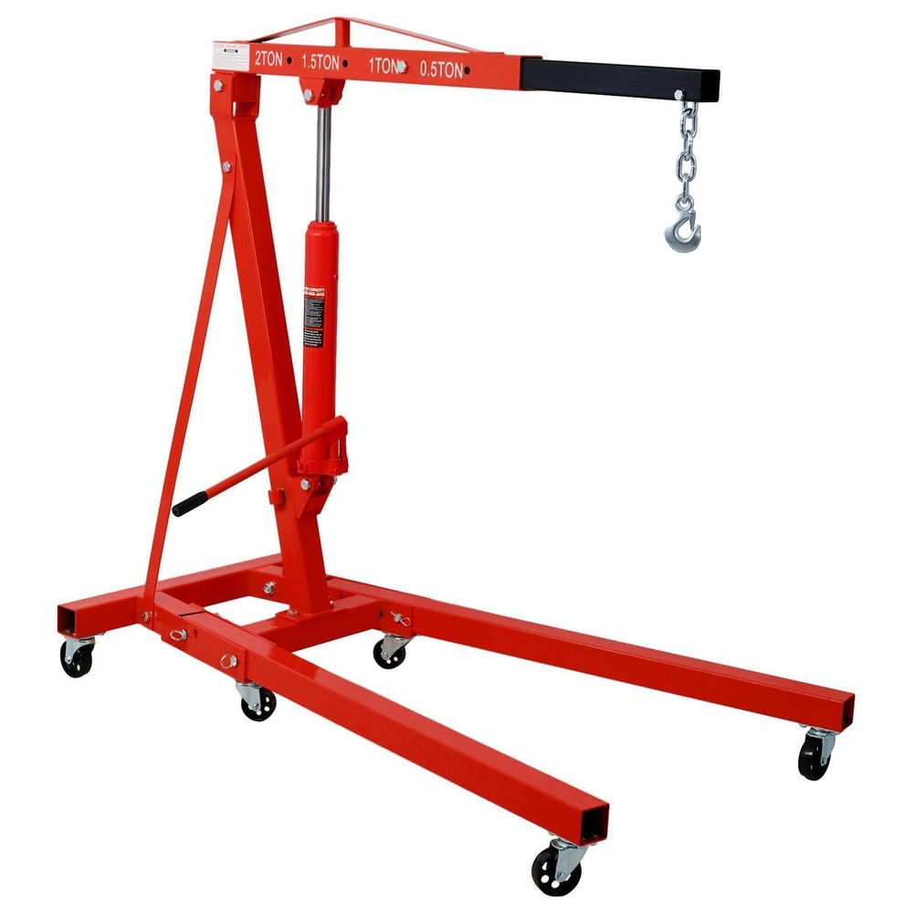 2 Ton Folding Engine Hoist for Workshop Automotive Shops Warehouse