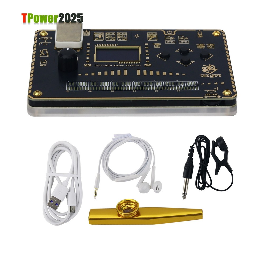 24-Bits Stereo Kazoo Effector Digital Modeling Synthesizer Built-in 60+ Patch