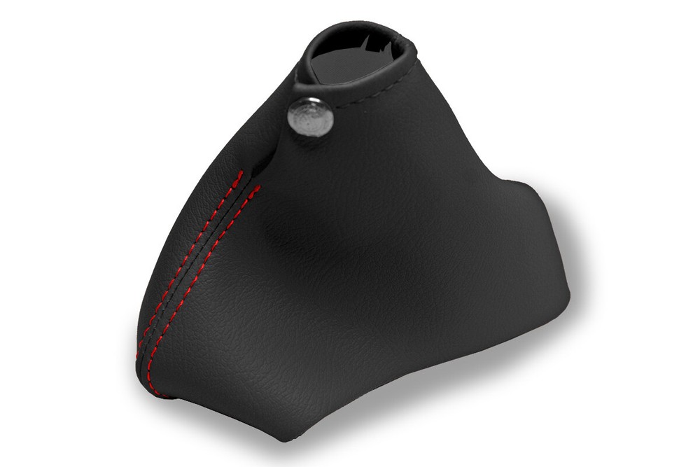 Manual Shift Boot Cover Leather for Chevrolet Cavalier 2000-2005 Red Stitch