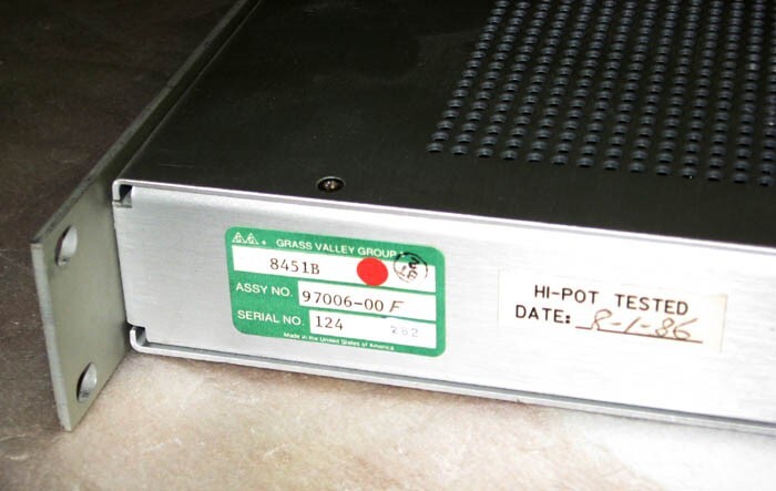 GVG Grass Valley 8541B General Purpose Interface Unit