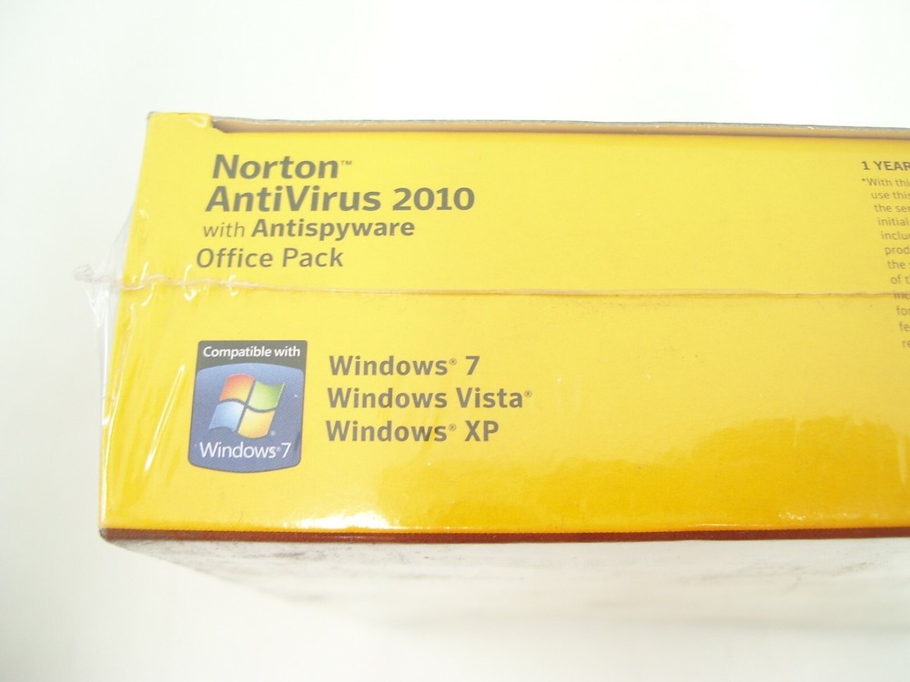 NORTON ANTIVRUS ANTISPYWARE PC FIREWALL SOFTWARE 2010 5 USER OFFICE PACK