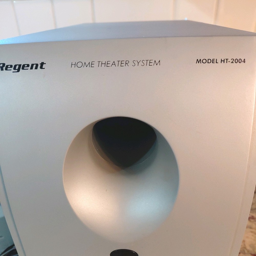 Regent HT-2004 Silver Audio Input/Output Home Theatre Speaker