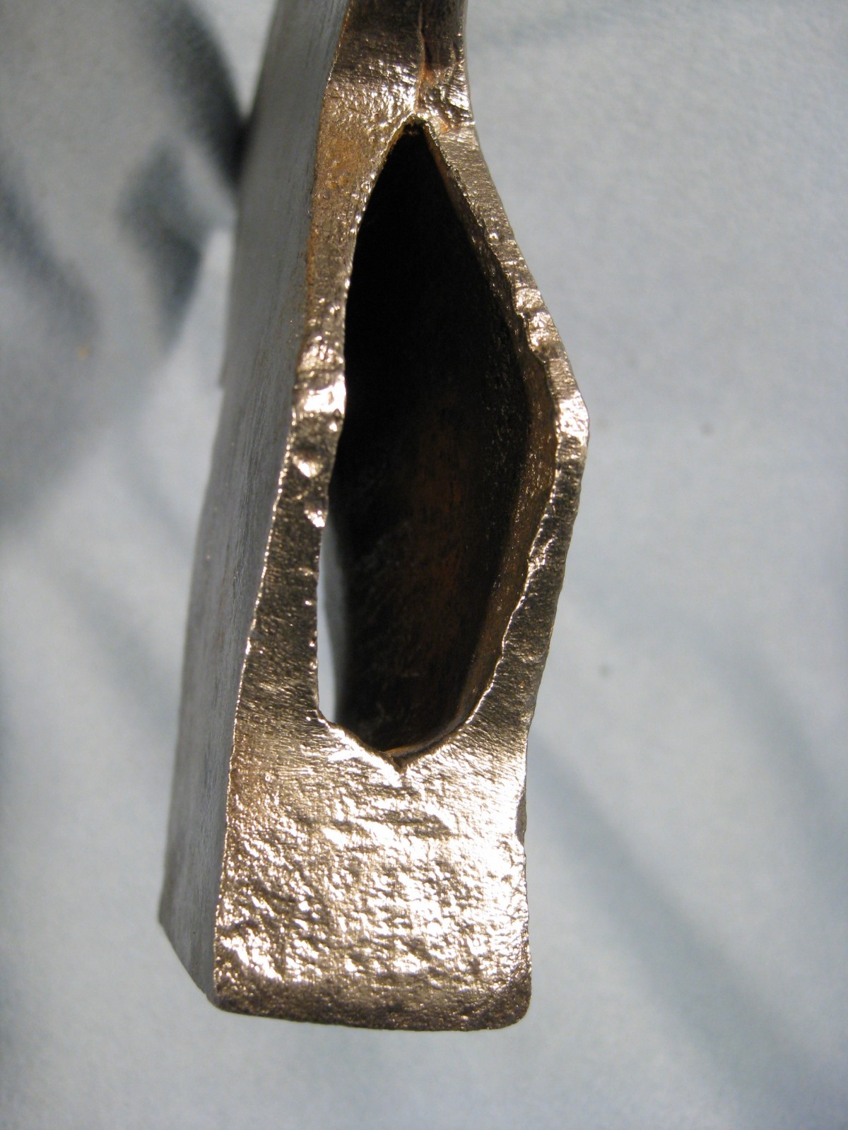 RARE Antique D. SIMMONS & CO. CAST STEEL COHOES NY BROAD AXE 11 1/2" BLADE