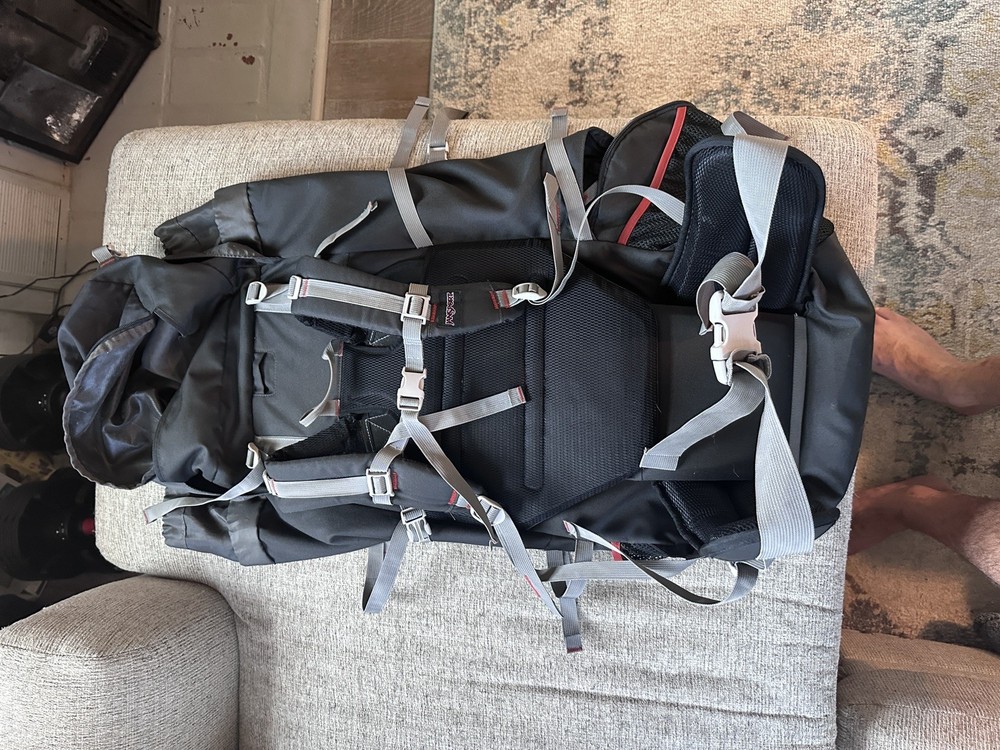 Jansport Big Bear 78 Trail Pack Backpack Big Grey Camping Backpacking