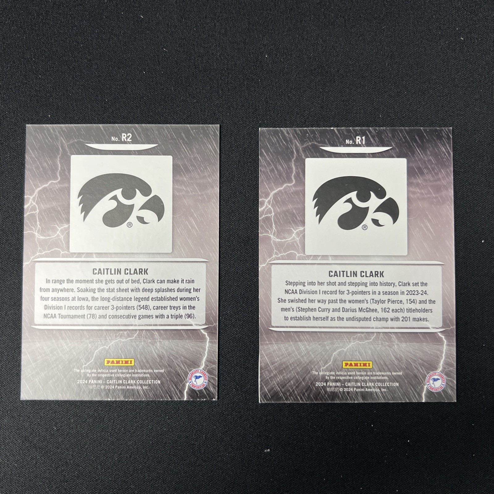 2024 Panini Caitlin Clark Collection Complete Set & Record Breaker (51 Cards)