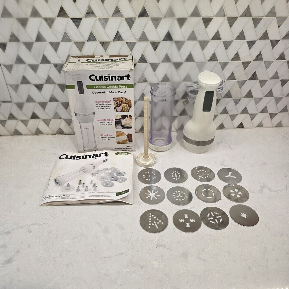 Cuisinart CCP-10 Electric Cookie Press w/ 12 Discs