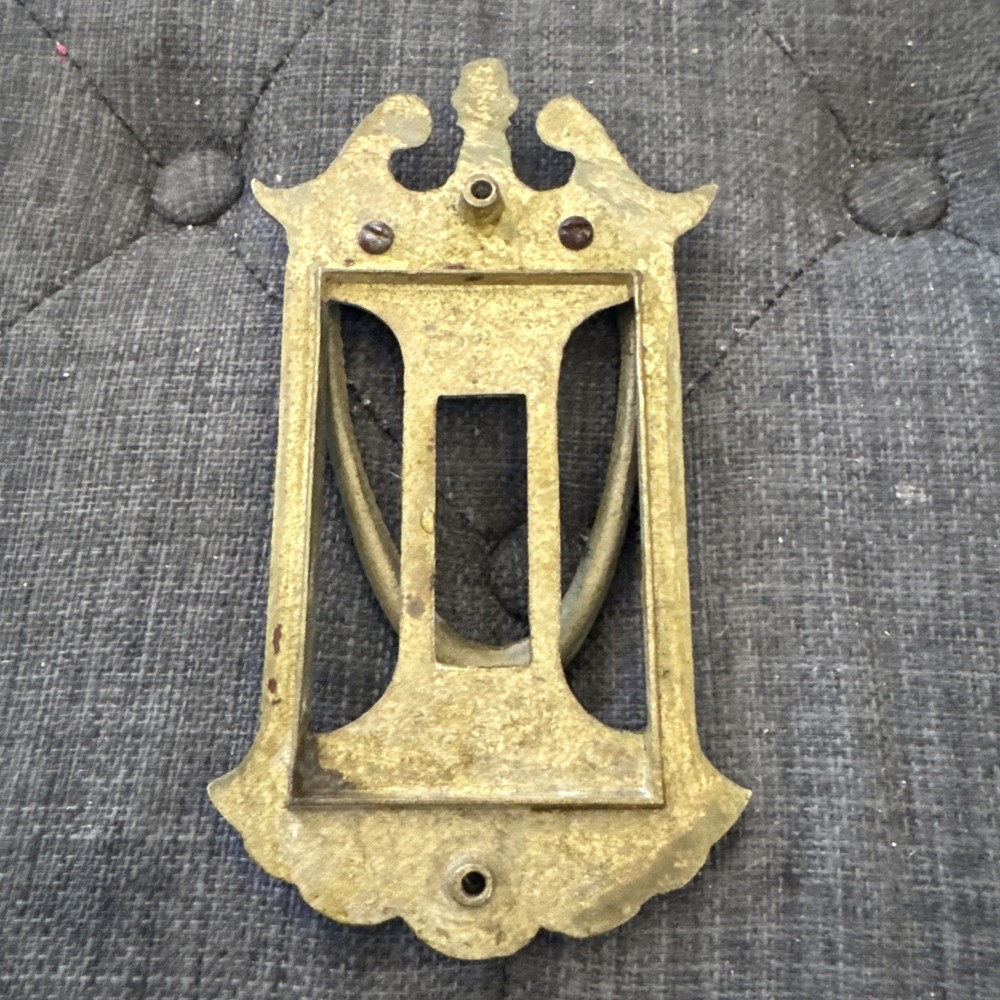 Vintage Art Deco Brass Knocker