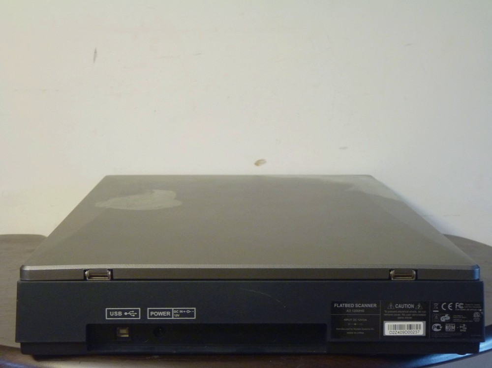 Mustek A3 1200HS, Large Format , w/AC Adapter, USB Cable & Software CD, Tested