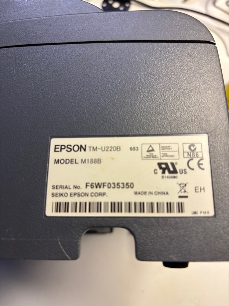 Epson TM-U220B POS Receipt Printer