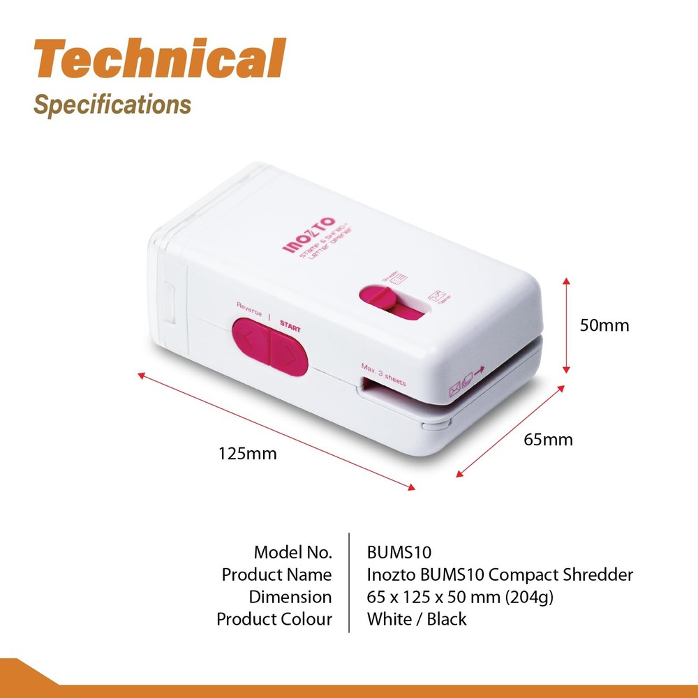 Three-in-Handheld Shredder for Home and Office - Multi-Functional Device with...