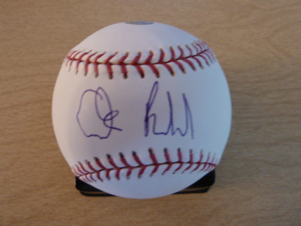 ERIK BEDARD Signed Autographed OML Baseball MLB Authentication
