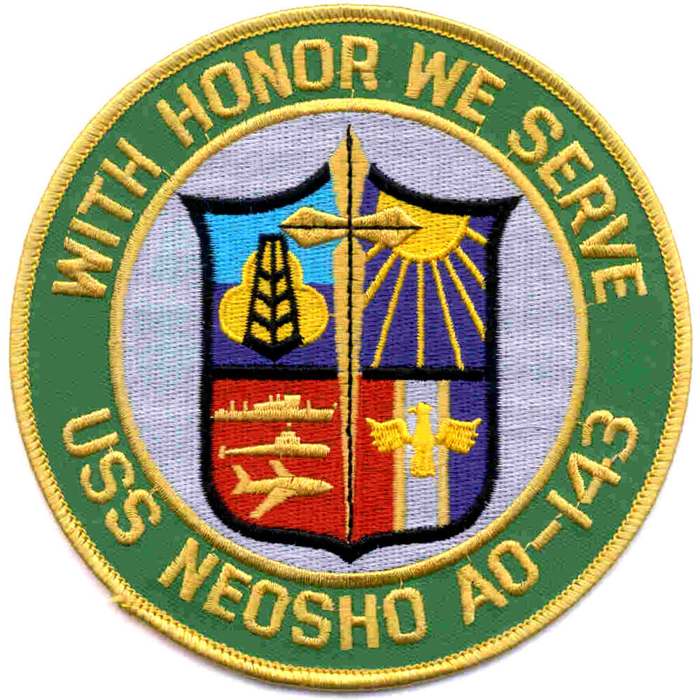 USS Neosho AO-143 Oiler Ship Patch