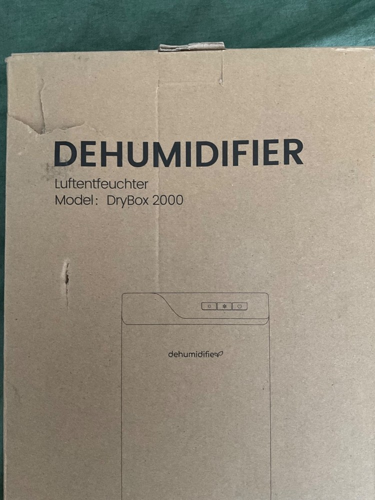 LUFTENTFEUCHTER PORTABLE DEHUMIDIFIER MODEL: DRYBOX2000 OPEN BOX PORTABLE