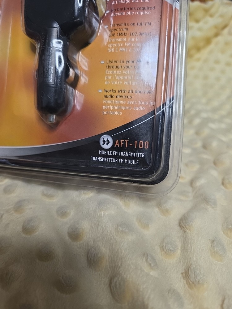 Genuine Iriver Model Aft100 Mobile Fm Transmitter - Brand New Sealed