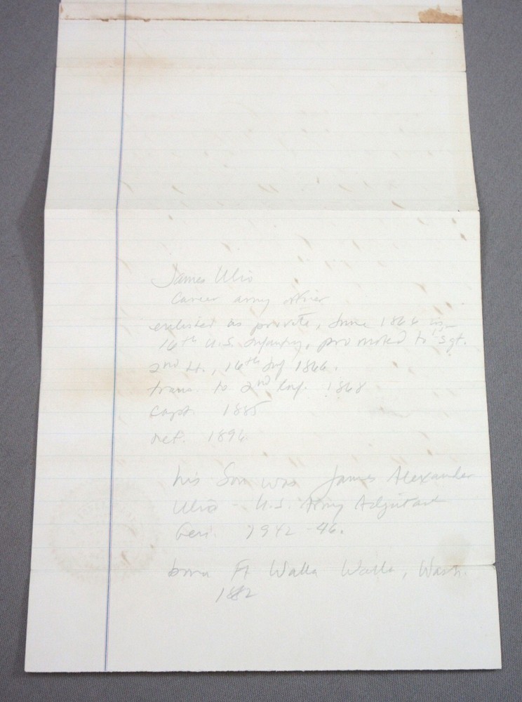 1871 Affidavit Concerning a Check From Paymaster Never Received - Madison, AL.