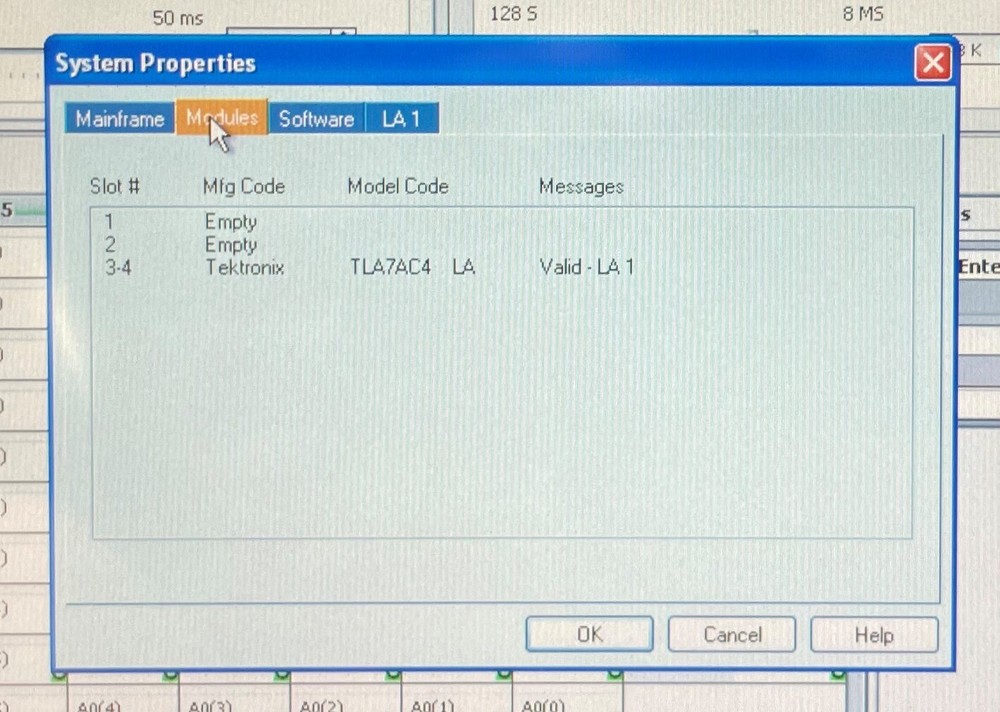 Tektronix TLA7012 Portable Logic Analyzer Mainframe with TLA7AC4 module