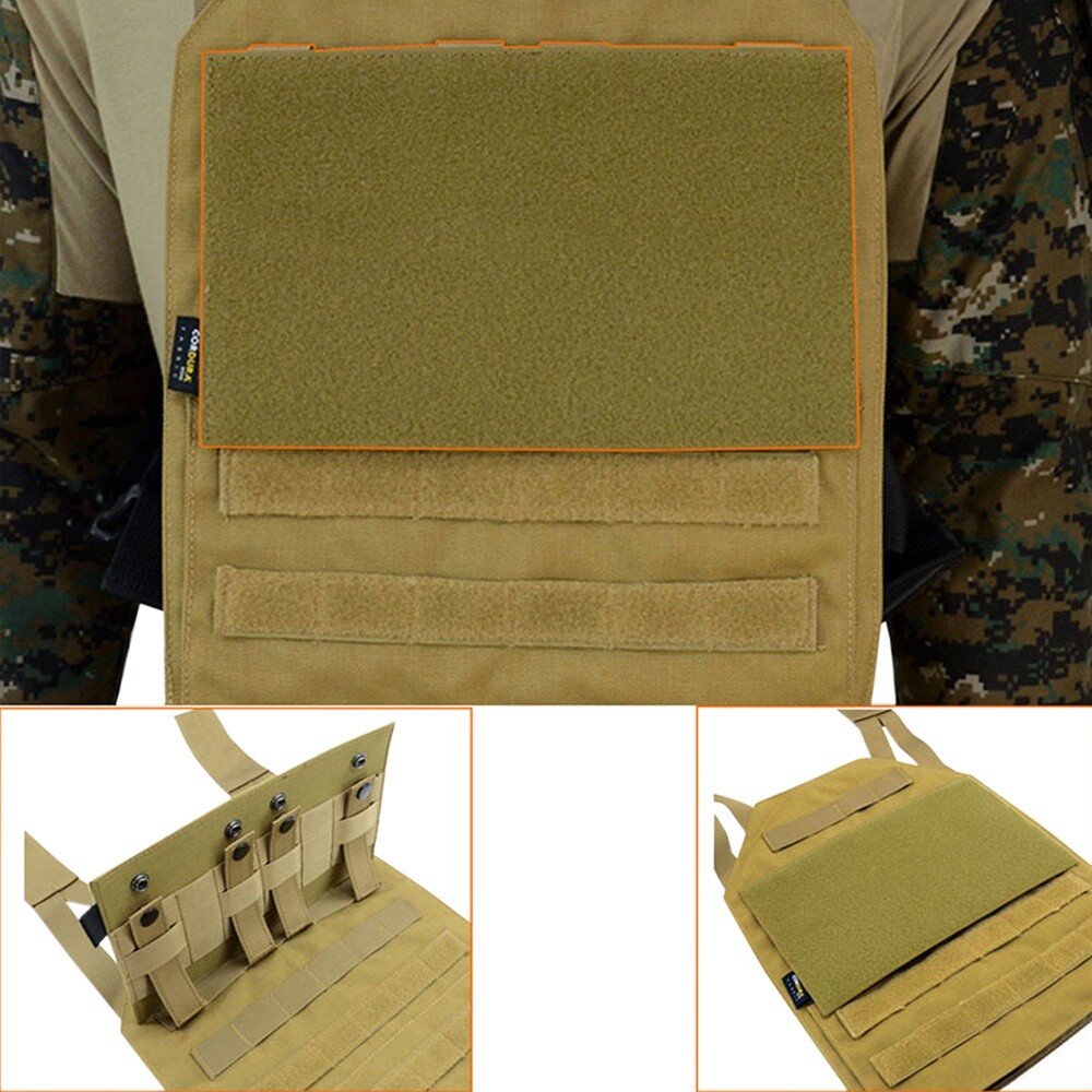 Molle Adapter Panel Hook Loop Plate Tactical Vest Expansion Armband