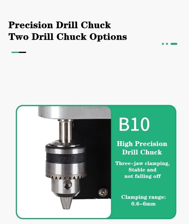 Small Bench Drill Desktop Portable Stand Desktop Precision Drilling Machine Tool