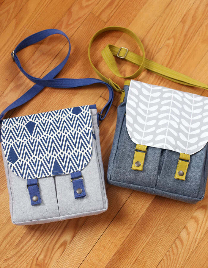 Campfire Messenger Bag Pattern by Noodlehead