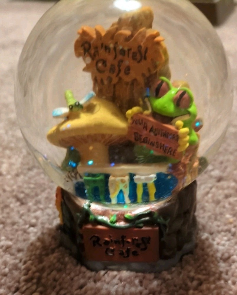 Rainforest Cafe Vintage Snow Globe (Rare, 2003)
