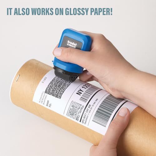ID Protector Ink Roller – Identity Theft Protection Roller Stamp – incl. 3