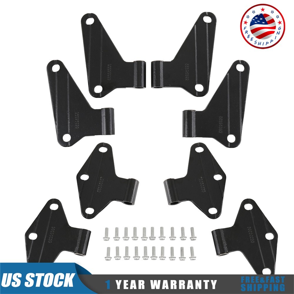 NEW Heavy-duty Body Door Hinge Bracket 2 Door Set For Jeep Wrangler JK 2007-18