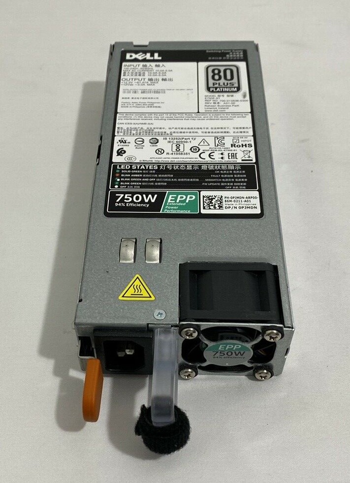 Dell E750E-S1 750W Power Supply - TESTED!!