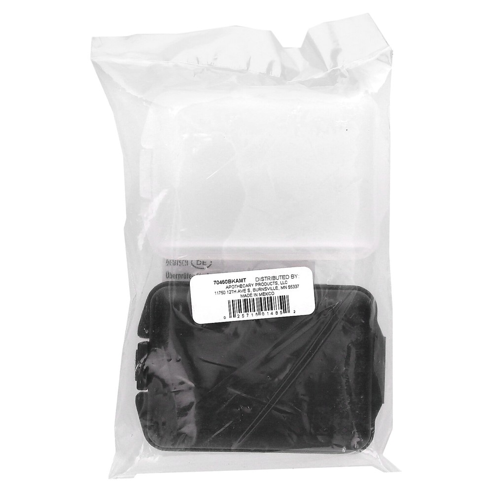 Solid Medication Dispensing, Black & White, 2 Count