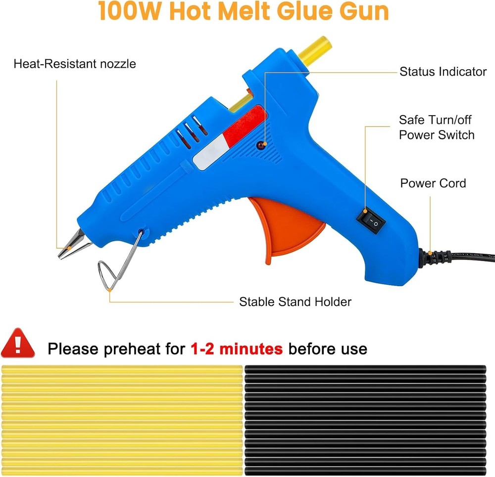 Dent Puller, 134PCS Paintless Dent Removal Kit – Car Dent Puller Kit with Slide