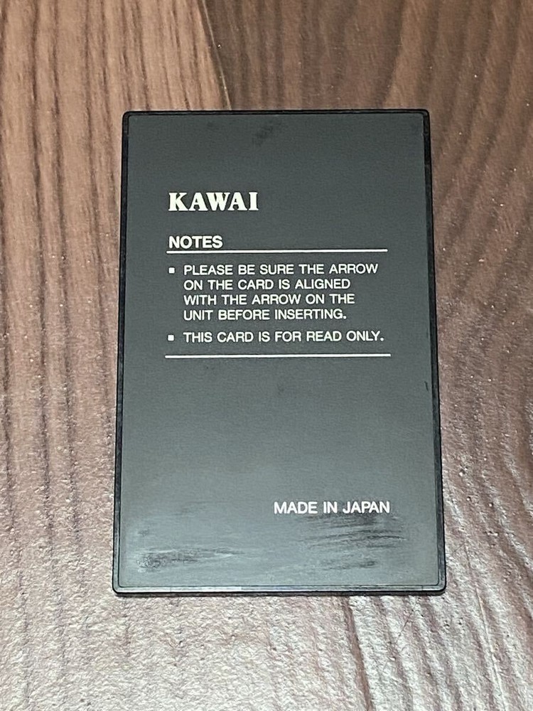 Kawai Card ROM GB-2 GPP-4272 BASIC PATTERNS Vol 2