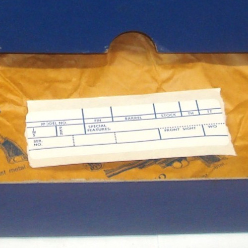 Vintage Smith & Wesson Blank End Box Label set of 4 Self Adhesive S&W Labels New