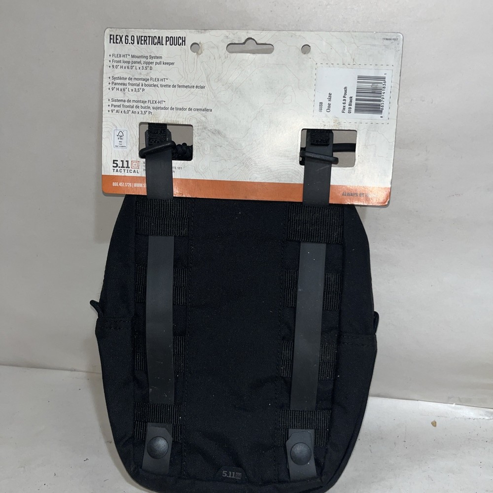 5.11 Tactical Flex 6.9 Vertical Pouch Black With Defects